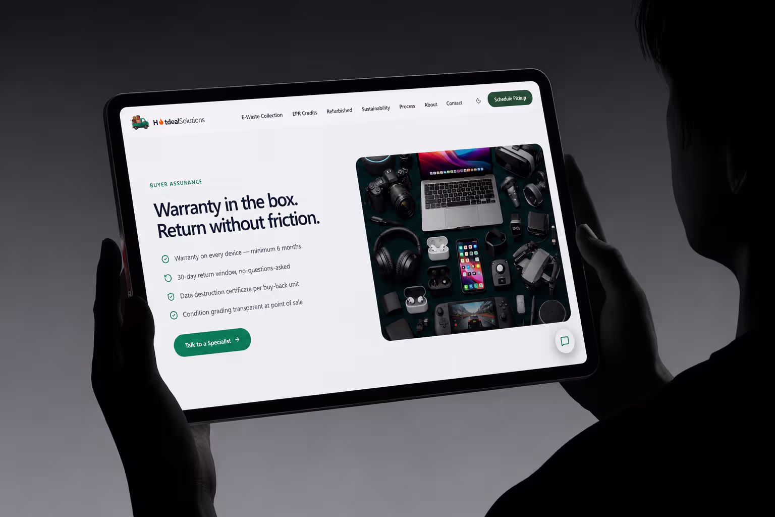 HotDeal Solutions — e-waste solutions